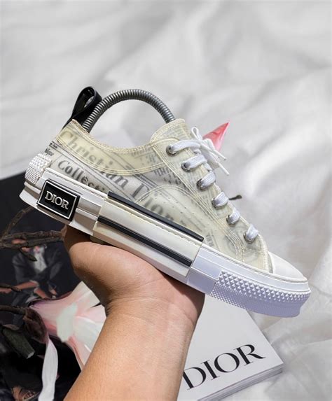 DIOR x Daniel Arsham B23 'Newsprint' Sneakers 